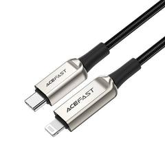 ACEFAST C6-01 Braided 30W USB-C to Lightning Charging Data Cable with Digital Screen 1.2m