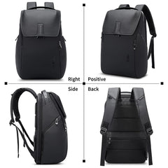 BANGE 2581 15.6" Laptop Waterproof Backpack with Magnetic Buckle