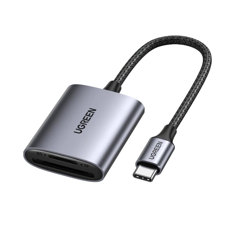 UGREEN USB-C Multifunctional Card Reader 5Gbps High-Speed Transfer Dual Slot Plug & Play