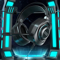 Lenovo Thinkplus G81A RGB Gaming headphone – AUX Two jacks interface