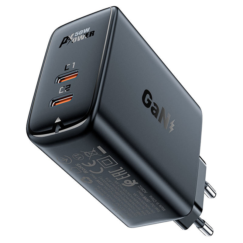 Acefast A29 GaN PD 50W Fast Charge Wall Charger 2xUSB-C