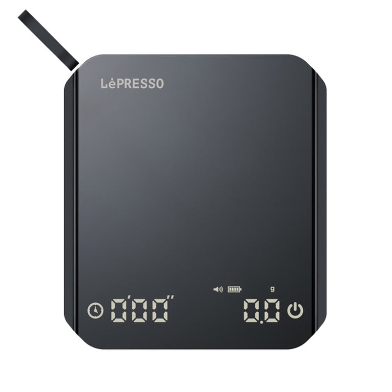 LePresso Digital Coffee Scale with Timer Tare Function Non-Slip Platform Auto Shut Off Precise Measurement