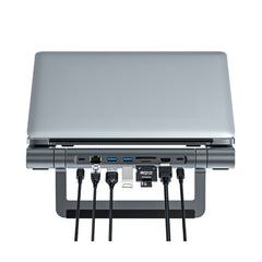 ACEFAST E5 Plus Laptop Stand With 8 Ports Hub