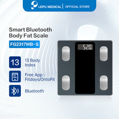 Fitdays Smart Digital Bluetooth Body Fat Weight Scale FG2317WB 13 in 1 Body Composition Monitor