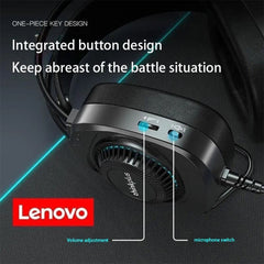 Lenovo Thinkplus G81A RGB Gaming headphone – AUX Two jacks interface