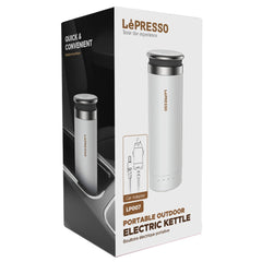 LePresso 2 in 1 Car Portable Electric Kettle