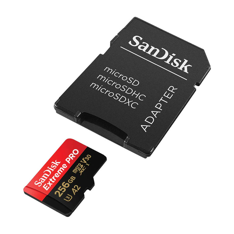 SanDisk Extreme PRO 256GB SDXC UHS-I Card High-Speed 4K UHD Video And Burst Mode Performance