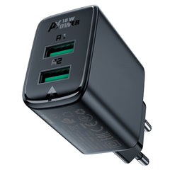 Acefast A33 QC 18W Fast Charge Wall Charger 2xUSB-A