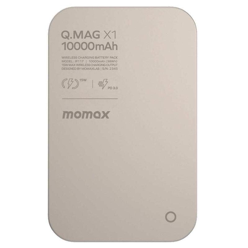 Momax Q Mag X1 Magnetic Wireless Power Bank 10000mAh