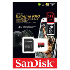 SanDisk Extreme PRO SDXC UHS-I Card High-Speed 4K UHD Video And Burst Mode Performance