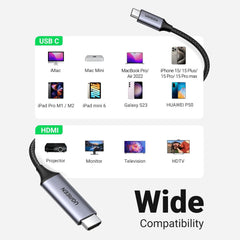 Ugreen USB-C to HDMI Cable 4K 1.5m