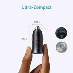 Anker Ultra Compact Dual Port USB-C USB-A Car Charger - Pixel Zones