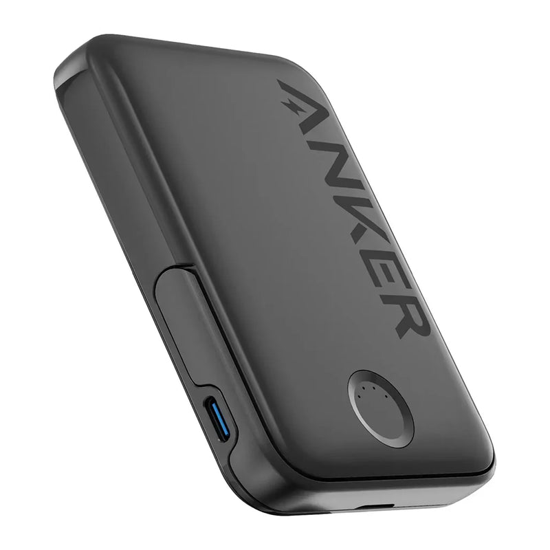 Anker Power Bank 322 MagGo 5000mAh MagSafe Portable Charger A1618 Wireless Charging with Foldable Stand