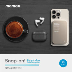 Momax Q Mag X1 Magnetic Wireless Power Bank 10000mAh