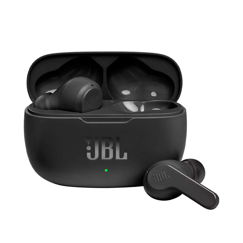 JBL Wave 200 TWS True Wireless In-Ear Earbuds With Mic Black Deep Bass 20 Hours Playback