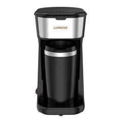 LePresso 450W Brew American Coffee Maker With Travel Mug One-Button Operation Reusable Nylon Filter Heat Insulated