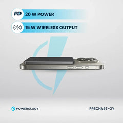 Powerology Ultra-Thin 5000mAh MagSafe Power Bank