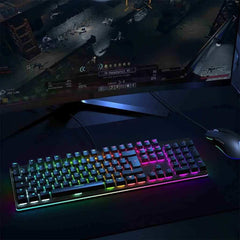 AUKEY KMG12 Mechanical Keyboard 104 key with Gaming Software - Pixel Zones