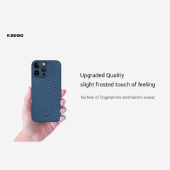 KZDOO Ultra Slim Air Carbon Phone Cover Case for Apple iPhone 14 Pro Max - Pixel Zones