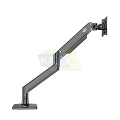 Kaloc DS160-S Single Desk Monitor Arm Adjustable Gas Spring Support Max 40 Inch - Pixel Zones