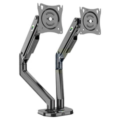 Kaloc DS200-2/B Dual Monitor Desk Arm Mount Stand 15-30" - Pixel Zones