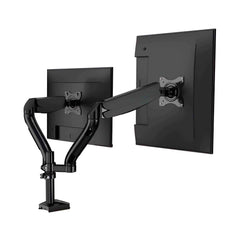 Kaloc DS90-2 Dual Desk Monitor Arm Stand Adjustable Gas Spring Support Max 32" - Pixel Zones