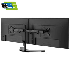 Kaloc DW220-T Dual Monitor Arm Desk Mount Fully Adjustable Stand 17" to 27" - Pixel Zones