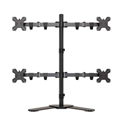 Kaloc DW240-T 4 Monitor Desk Mount Heavy Duty Fully Adjustable Stand 17" to 27" - Pixel Zones