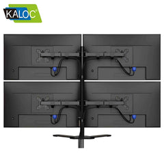 Kaloc DW240-T 4 Monitor Desk Mount Heavy Duty Fully Adjustable Stand 17" to 27" - Pixel Zones