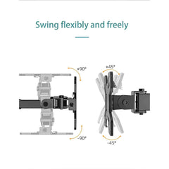 Kaloc DW240-T 4 Monitor Desk Mount Heavy Duty Fully Adjustable Stand 17" to 27" - Pixel Zones