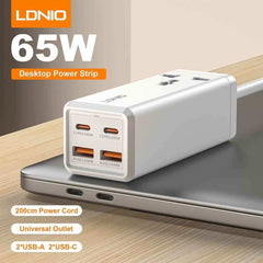 LDNIO SC1418 65W Desktop Power Adapter Strip - Pixel Zones