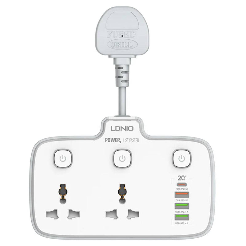 LDNIO SE2435 2500W Power Expansion Socket with Auto ID - Pixel Zones