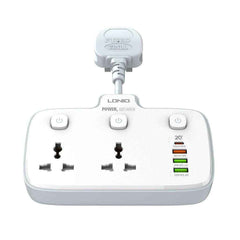 LDNIO SE2435 2500W Power Expansion Socket with Auto ID - Pixel Zones