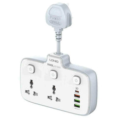 LDNIO SE2435 2500W Power Expansion Socket with Auto ID - Pixel Zones