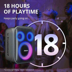 Tronsmart Halo 200 120W Karaoke Bluetooth Party Speaker with SoundPulse Audio Built-in Powerbank Up to 18 Hours of Playtime - Pixel Zones