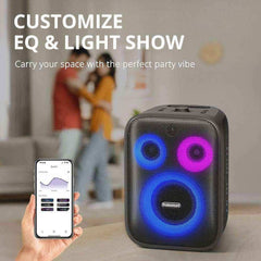 Tronsmart Halo 200 120W Karaoke Bluetooth Party Speaker with SoundPulse Audio Built-in Powerbank Up to 18 Hours of Playtime - Pixel Zones