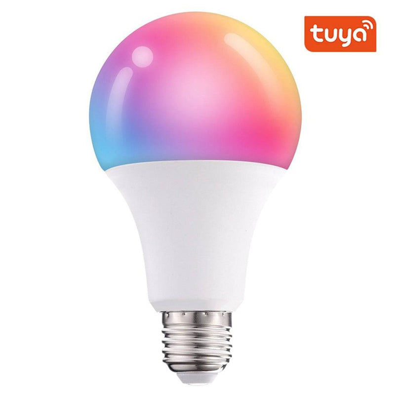 Tuya 9W Smart Light Bulb Bluetooth / Wifi E27 Dimming RGB Ambient Lamp Support Music Rhythm Timing Setting - Pixel Zones